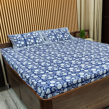 Block Printed Bedsheet